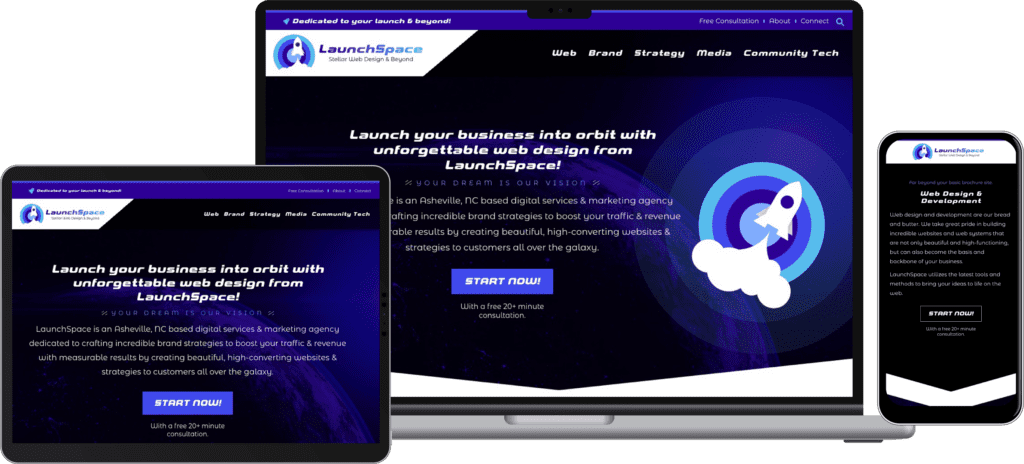 LaunchSpace Digital - Asheville Web Design